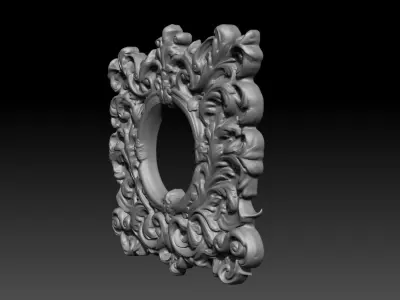 Bas relief Frame 240506 02 3D print model