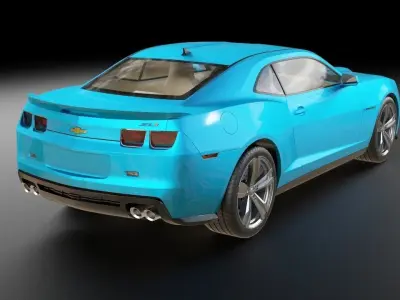 Chevrolet Camaro ZL1 Low-poly 3D model