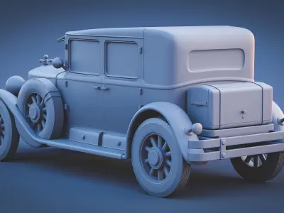 Cadillac vintage car 3D print model
