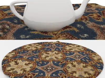 Rugs No 99 Low-poly 3D model