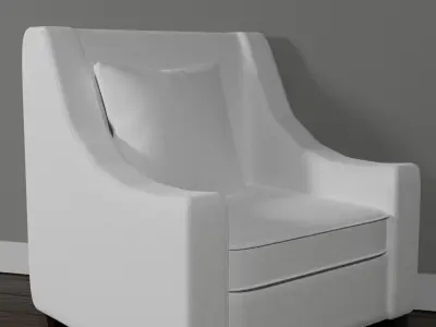 Gray Arm Chair 3D model