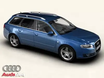 Audi A4 Avant 2005 3D model