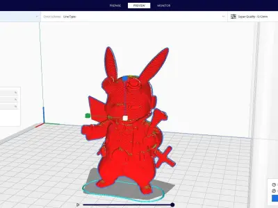 steampunk pikachu 3 3D print model