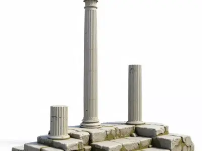 ancient ruins 3D print model