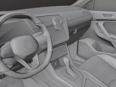 Volkwagen Tiguan  3D print model