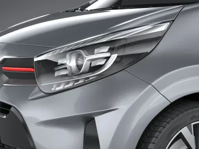 Kia Picanto GT line 2021 3D model