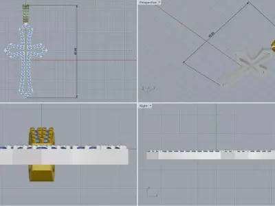 cross 3D print model 17