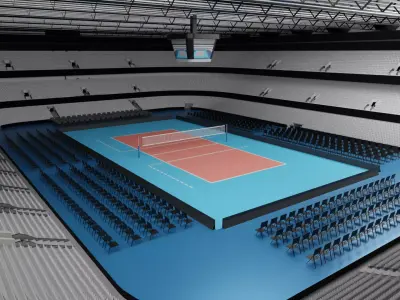 Volleyball Stadium 3D model