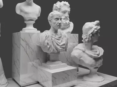 classical style sculpture 3D model