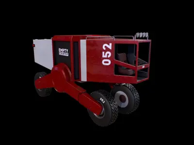 Futuristic Truck - Gest Low-poly 3D model