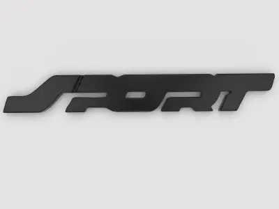 Sport Emblem 3D model