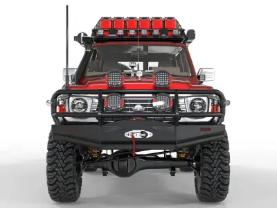 Nissan Patrol Y60 Overlanding 3D model