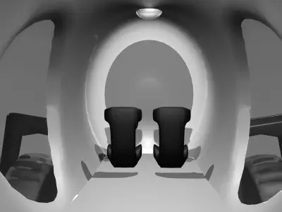 Futuristic Moon Vehicle 3D model