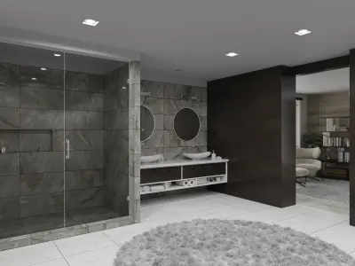 Modern Bathroom Free 3D model