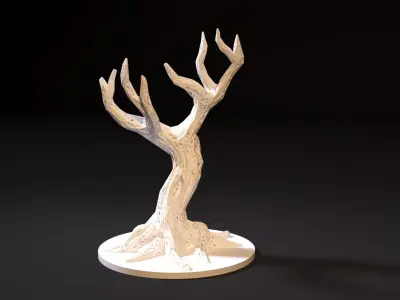 Wood voronoi 3D print model