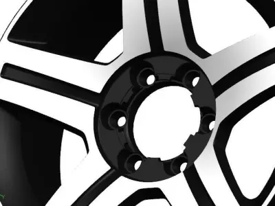 BQ 18in Rim 3D print model