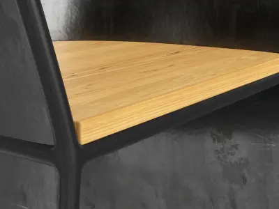 Outdoor chair 01 3D model