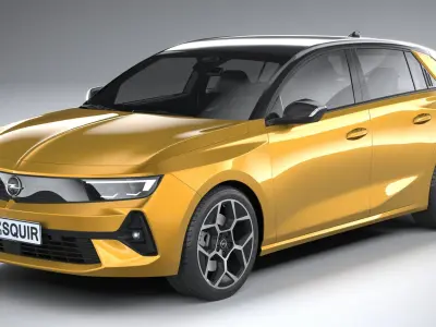Opel Astra 2022 3D model