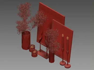 set414 vases 3D model