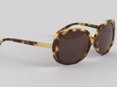 Ninewest Eyewear Glasses Low-poly 3D model