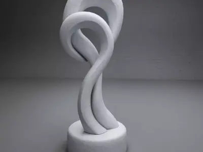 modern Abstract sculpture 03 3D model