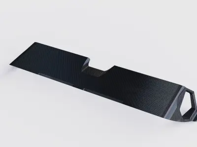 Racing Performance Rear Wing 3D model