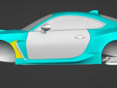 Toyota GR 86 RZ 2021 Khyzyl Saleem 3D model