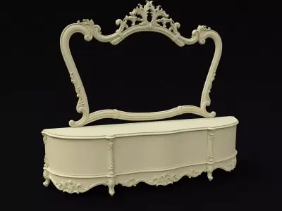 cabinet with mirror 3D model