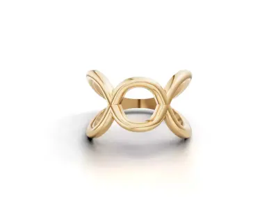 Minimal Abstract Ring 41 3D print model