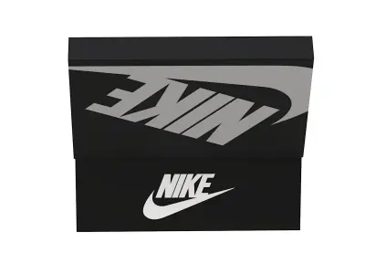 Nike Shoe Box PBR 03 Low-poly 3D model