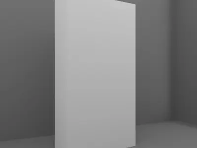 Bookshelf bookcase Free low-poly 3D model