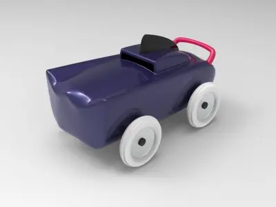 AURA car toy design project model 3D model