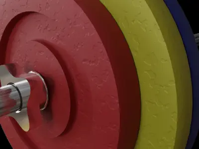 weight lift 3D model