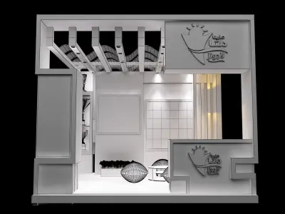 Booth Exhibition Stand a353 3D model