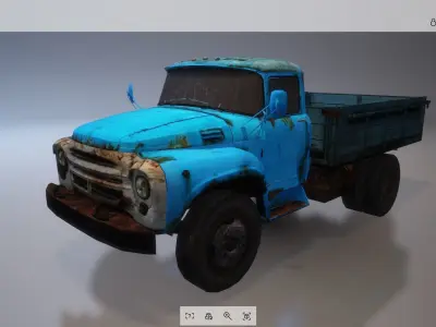 Vehicle - Truck 10 Low-poly 3D model