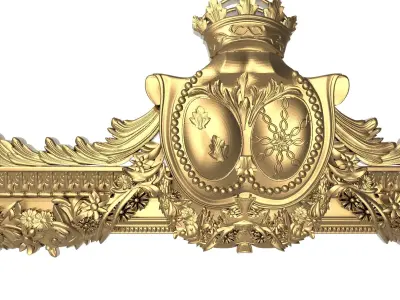 Carved Picture Frame 3D model 26