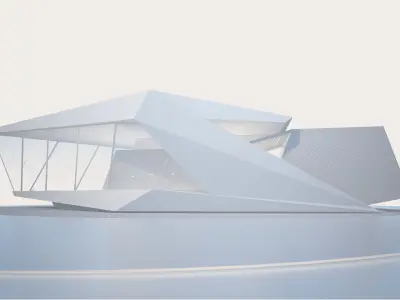 MM1 Design Lab Multi-purpose Space for Architectural Exploration Low-poly 3D model