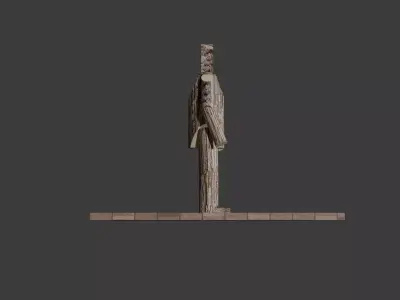 Basic Stickman A Man Made From Sticks Free low-poly 3D model