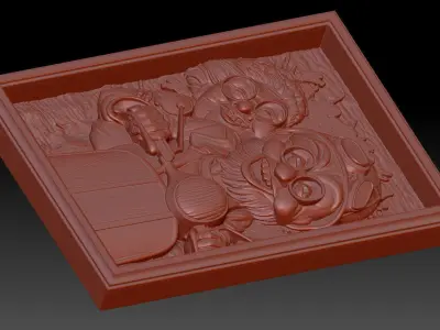  Happy old age 3D print model