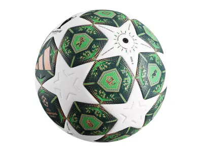 UEFA Champions League Final 2025 Match Ball 3D model Low-poly 3D model