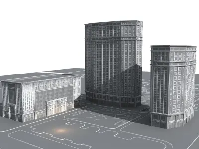 Building 85 3D model