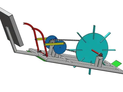 Rice Transplanter Machine 3D print model