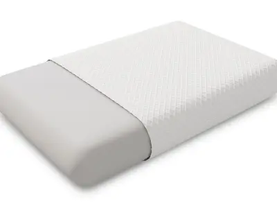 Pillows and topper 3D model