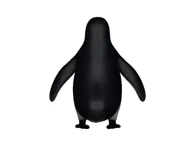Penguin Low-poly 3D model 4