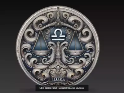 Zodiac Relief - Complete Celestial Wall Sculpture Collection 12