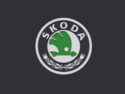 Skoda Logo 3D print model
