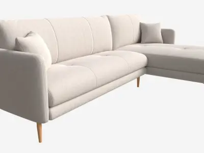 Chaise Medium Ercol Aosta 3D model