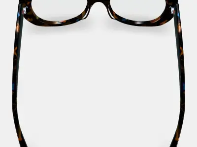 Rosetta Eyeglasses in Amalfi Tortoise 3D model