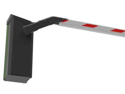 Parking Barrier Low-poly 3D model purchase