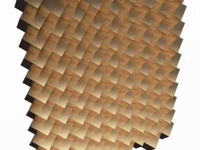 3D Wall Panel 09 Low-poly 3D model